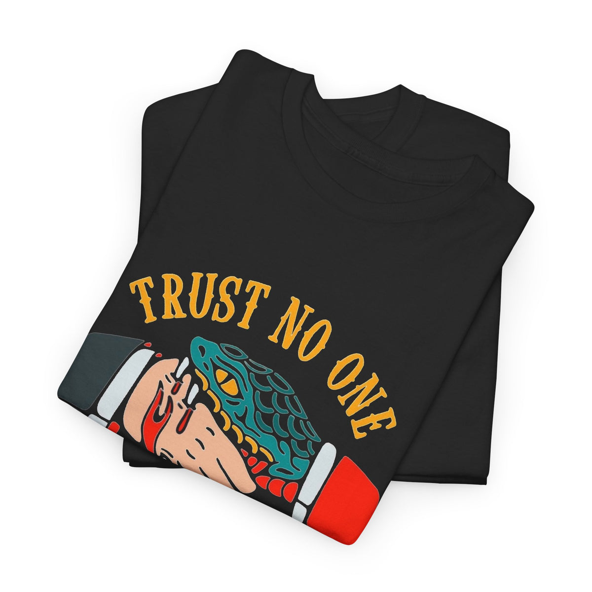 Trust No One Graphic T Shirt Vintage Tattoo Men's Heavy Cotton Tee