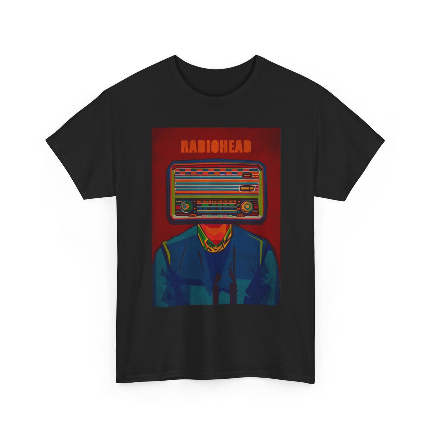 RadioHead Tshirt Retro Merch Rock Band Vintage Unisex Heavy Cotton Tee