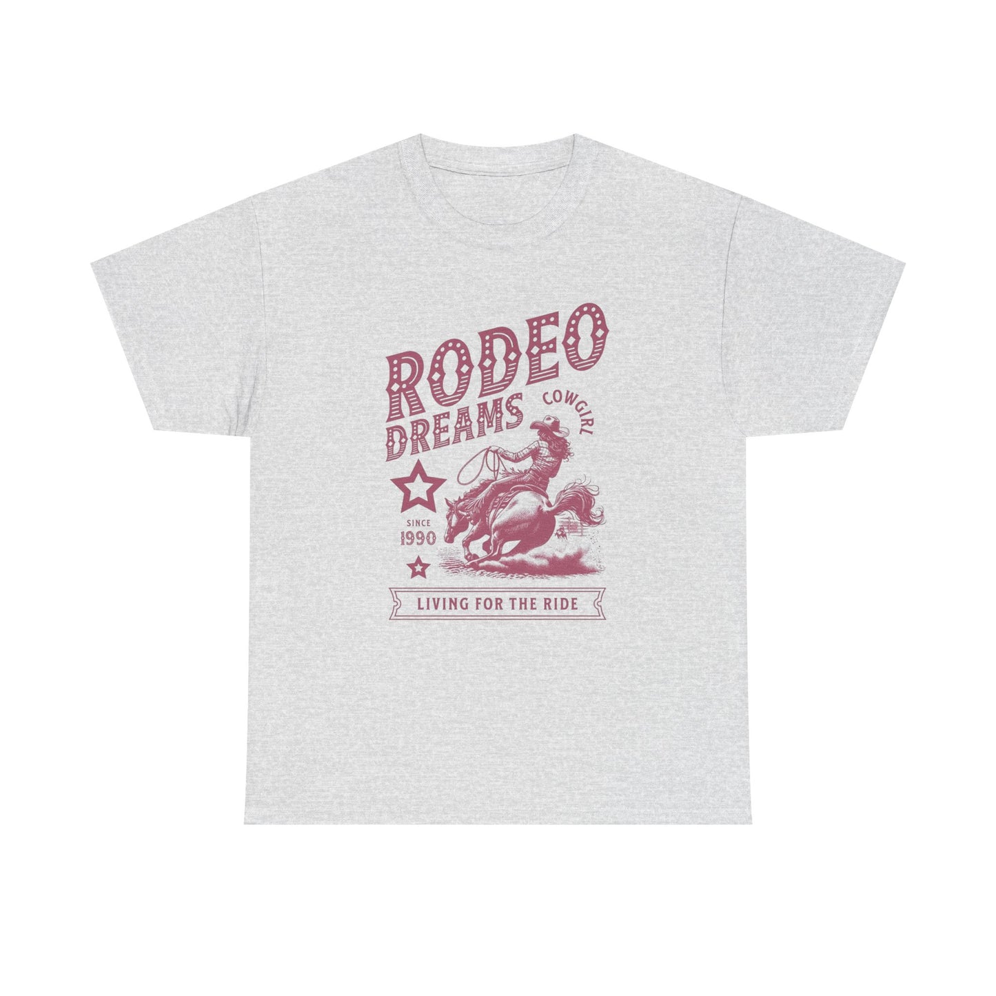 Cowgirl Rodeo Dreams Graphic T Shirt Unisex Heavy Cotton Tee