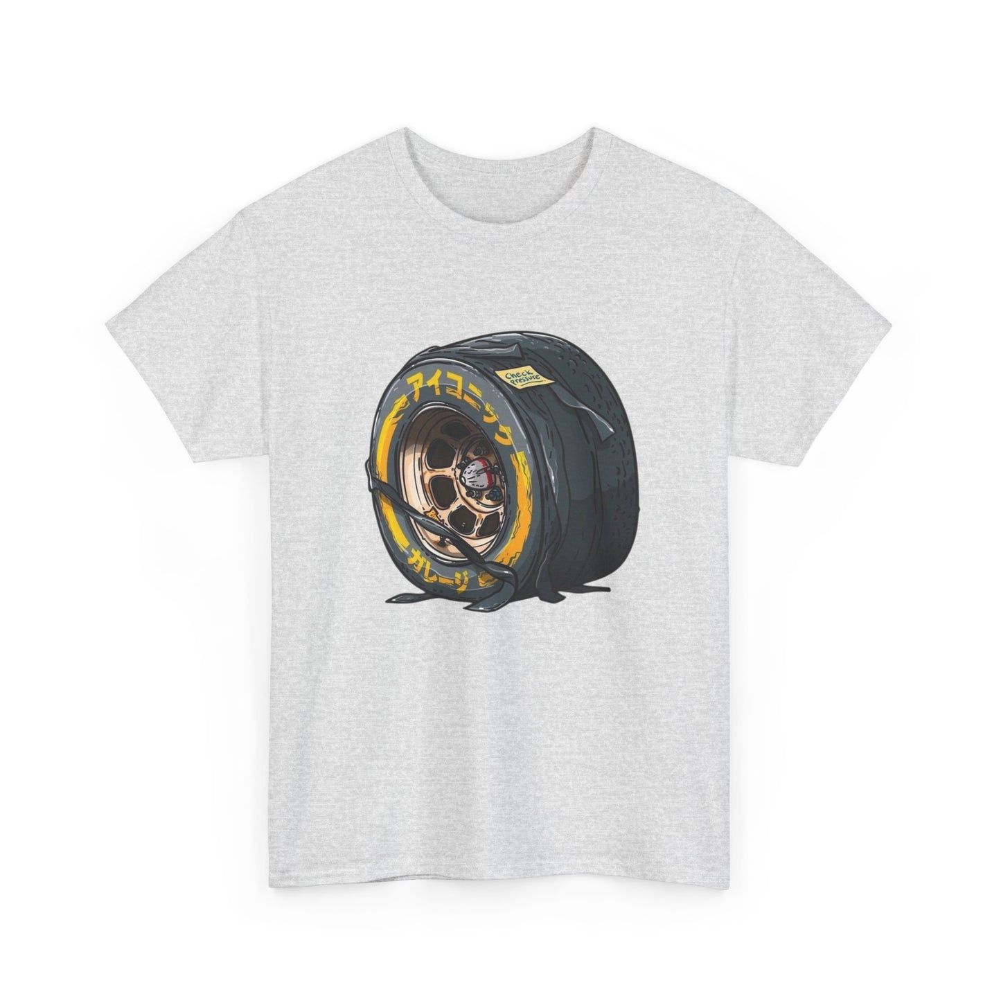 JDM Drifting Tire Cartoon Cars Graphic T Shirt Unisex Gift New AMERICAN VINTAGE