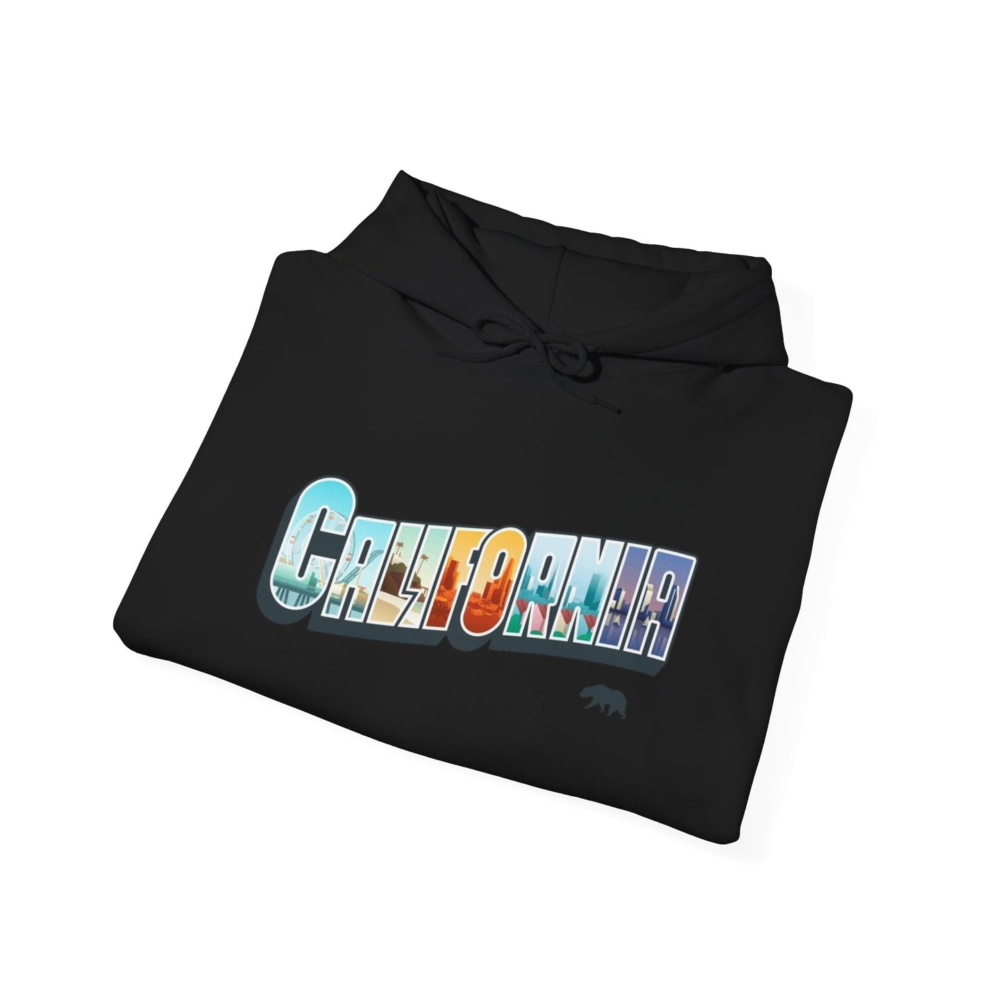 California Retro Graphic Hoodie Unisex Heavy Blend™ Hooded Sweatshirt