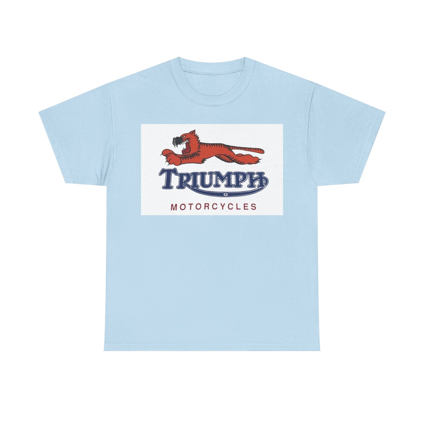 Triumph T-shirt vintage motorcycles nostalgia Tiger Unisex Heavy Cotton Tee