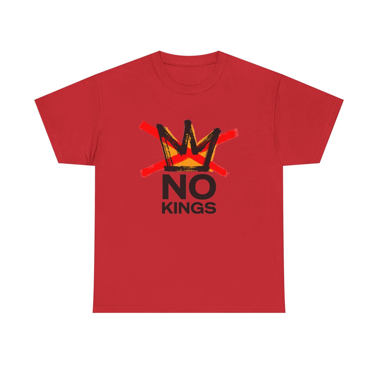 No Kings Graphic T Shirt Protest Resist BLM Support Unisex Heavy Cotton Tee