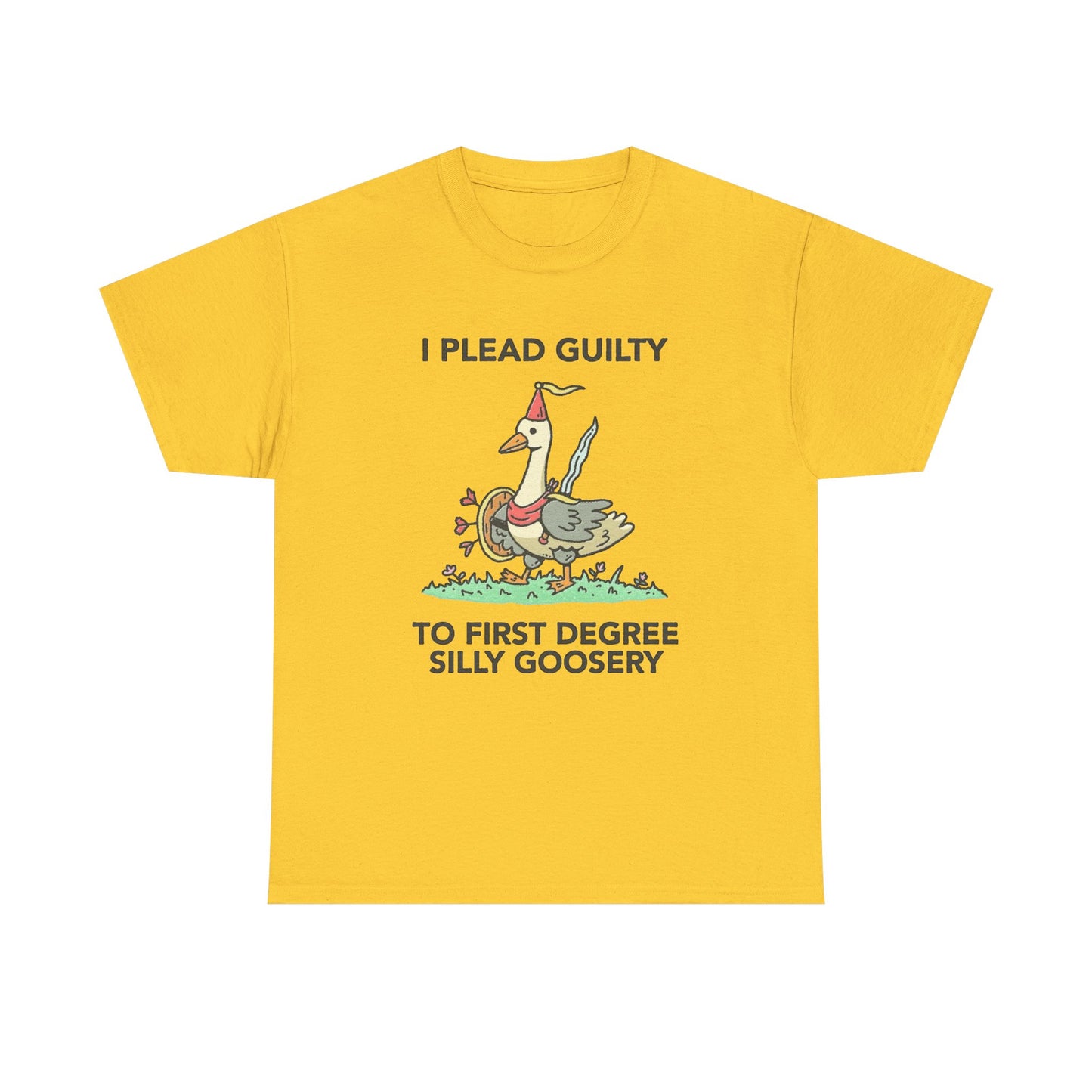 First Degree Silly Goosery Funny Graphic T Shirt NEW ADULT TEE VINTAGE