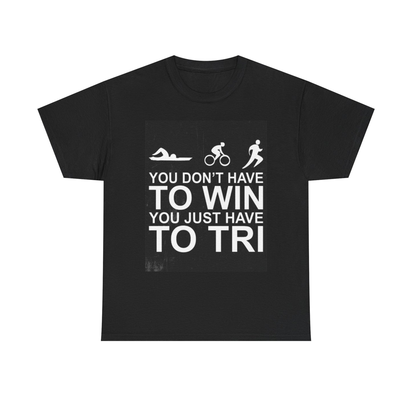 Tri Athlon Graphic T Shirt Gym Training Biking Hiking Swimming Unisex