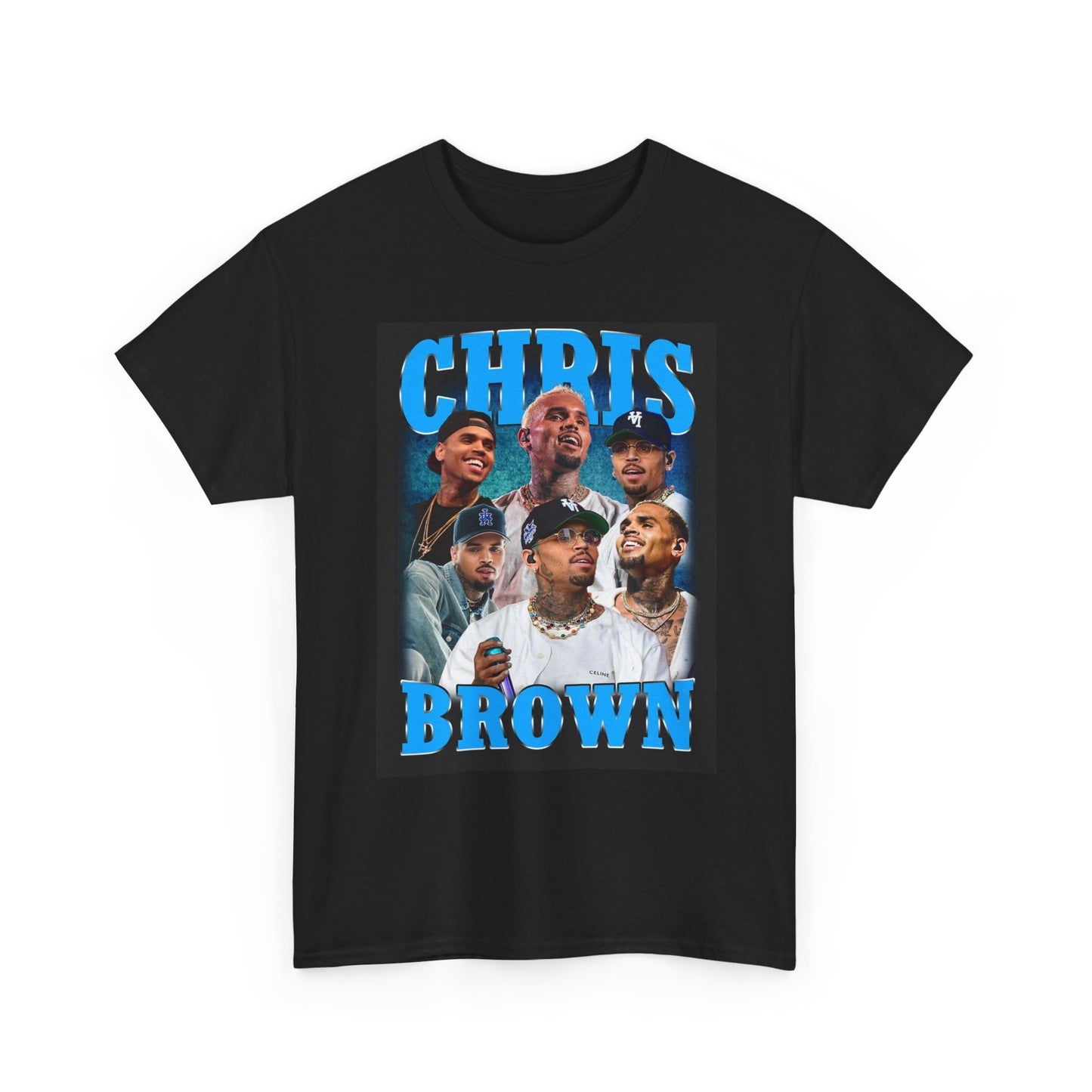 Chris Brown Graphic T Shirt Street Wear Apparel Unisex Heavy Cotton Tee
