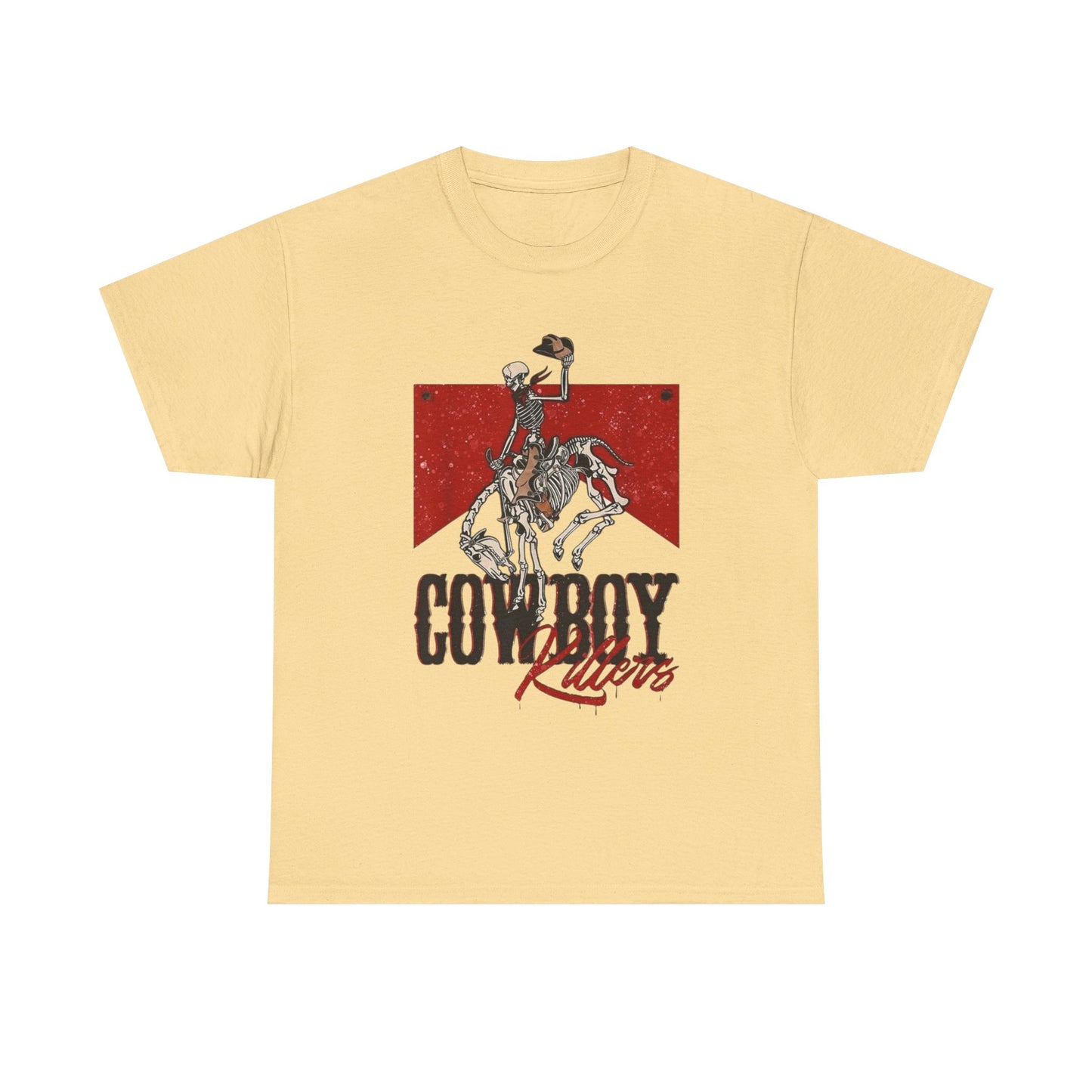 Cigarette Cowboy Killers Graphic T Shirt Unisex Heavy Cotton Tee