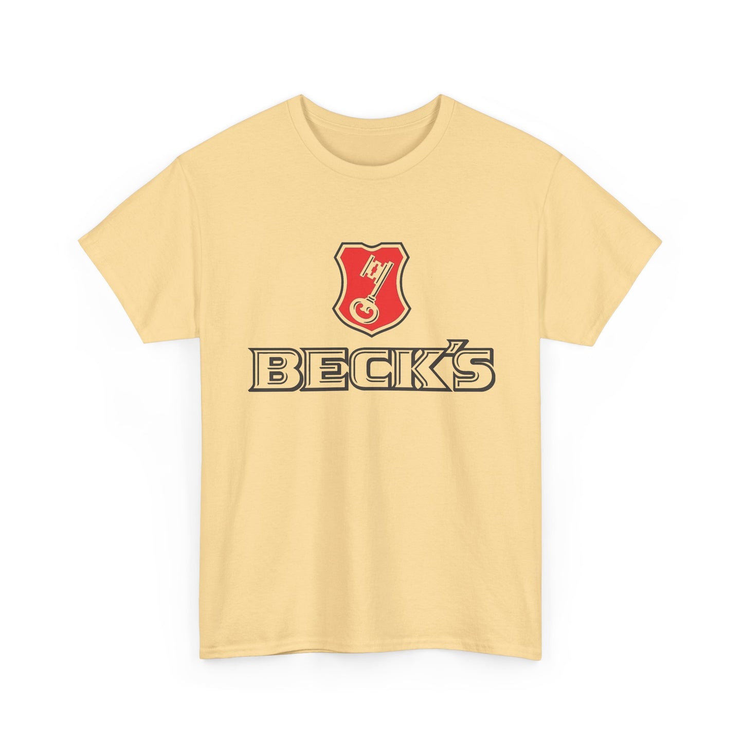Becks Beer Retro Design Graphic T Shirt NEW Unisex Heavy Cotton Tee