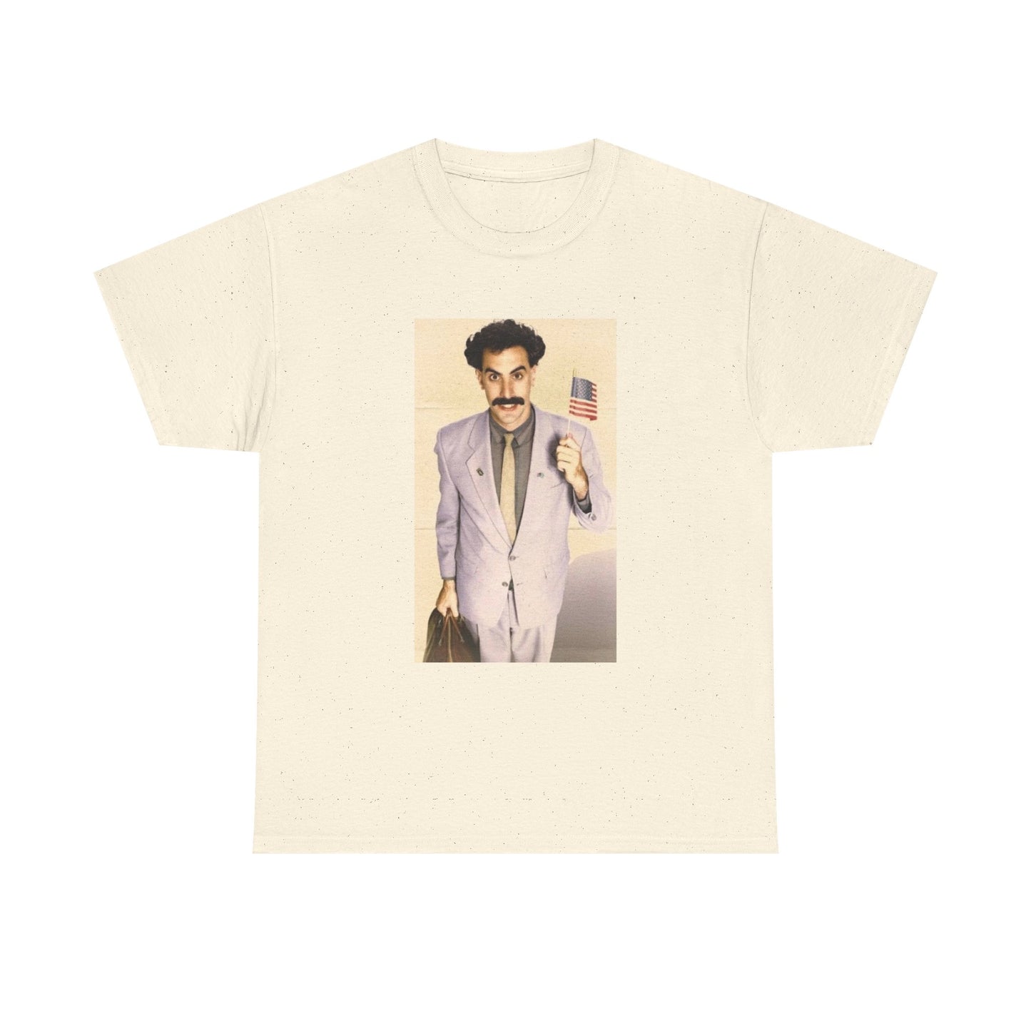 Borat Comes to America Tshirt Funny Comedy Movie Unisex Heavy Cotton Tee