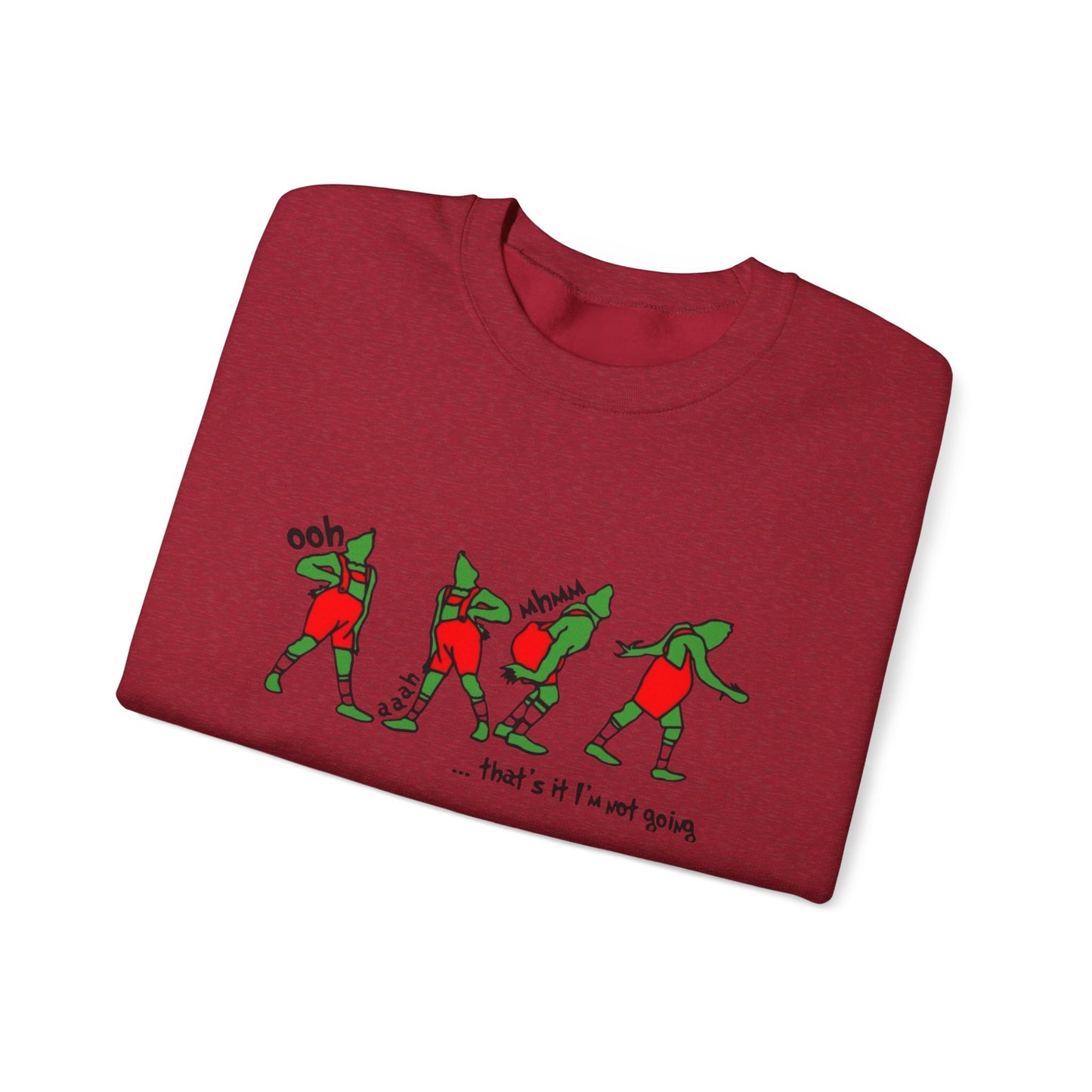 The Grinch Funny Graphic Sweater NEW Unisex Heavy Blend™ Crewneck Sweatshirt