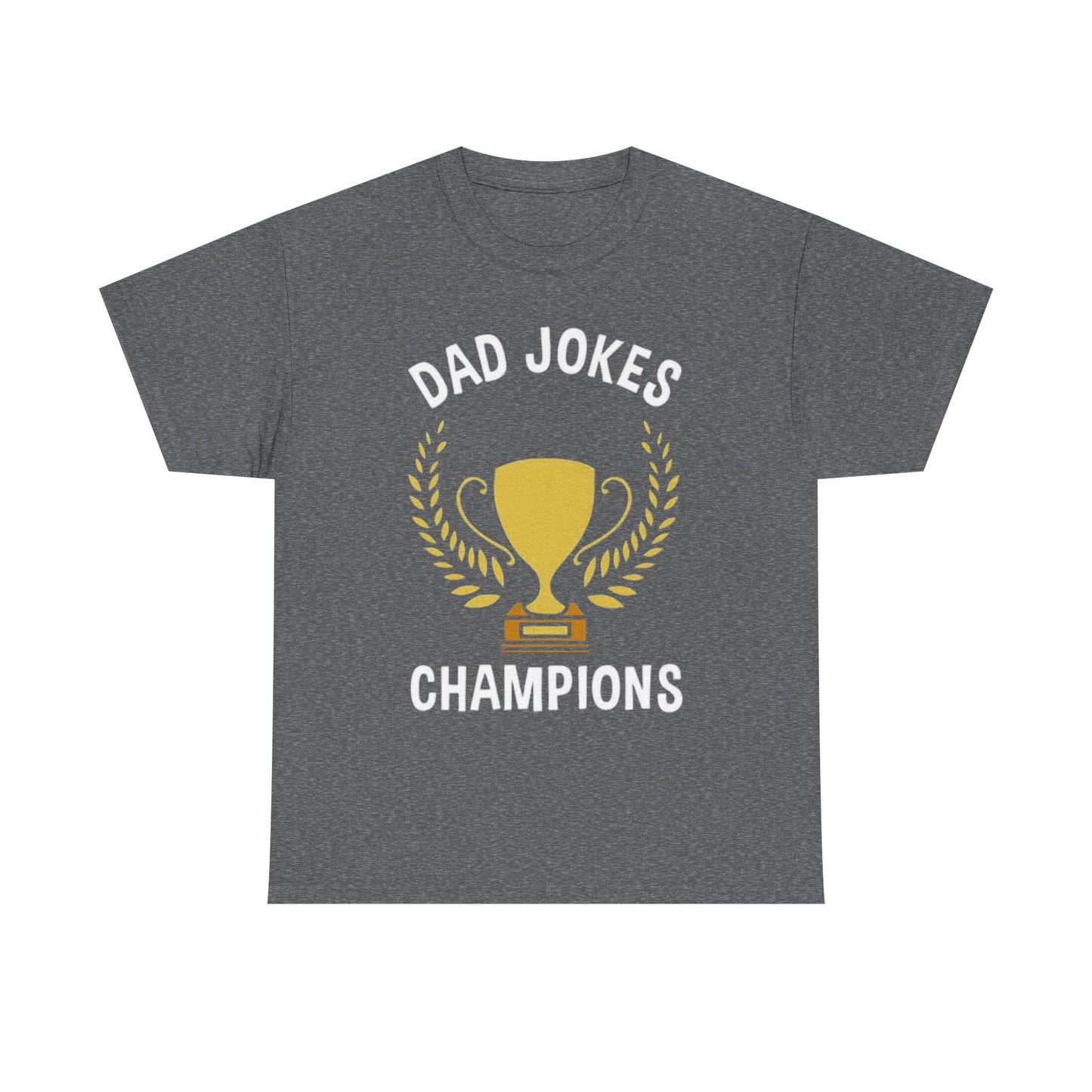 Dad Jokes Champion T SHIRT Retro Funny Jokes GIFT Unisex Heavy Cotton Tee