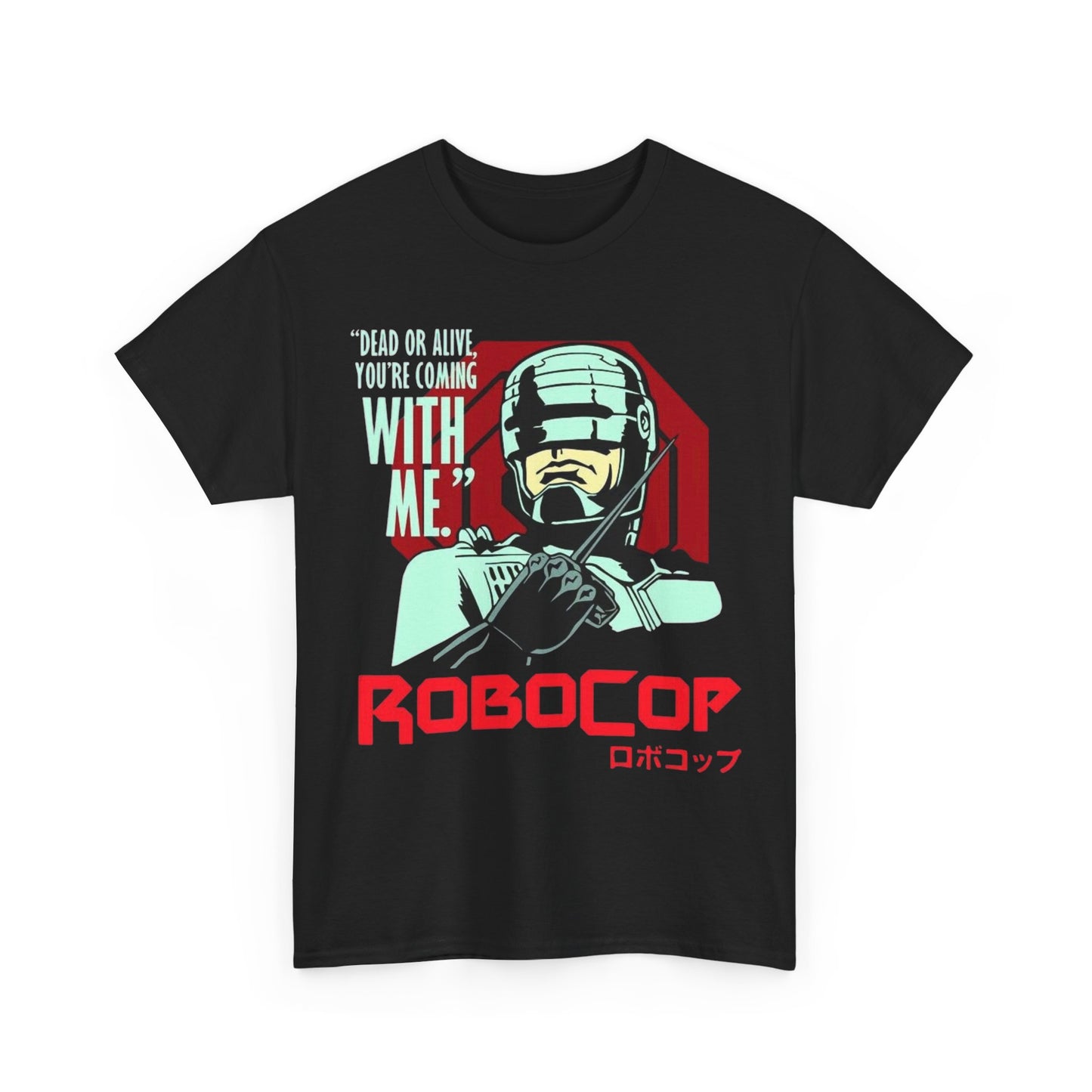 Robocop Vintage T Shirt Graphic Men's Heavy Cotton Tee