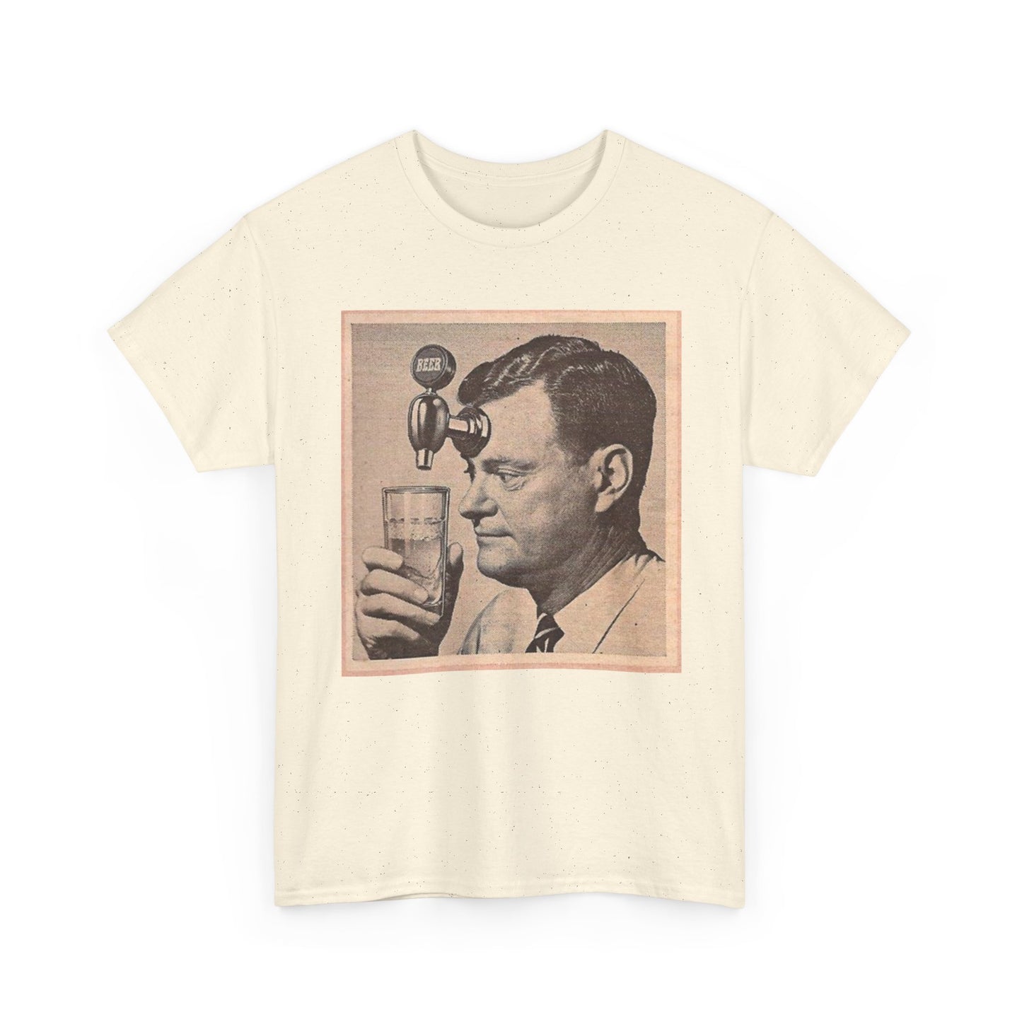 Funny Beer Tap T Shirt Unisex Heavy Cotton Tee Gift
