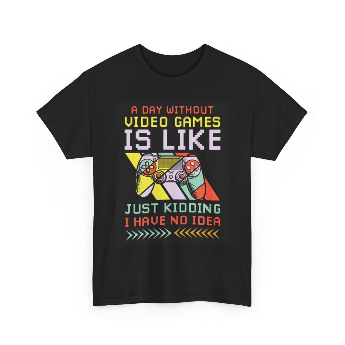 Video Game Graphic Shirt Funny Gamer Gaming Unisex Heavy Cotton Tee