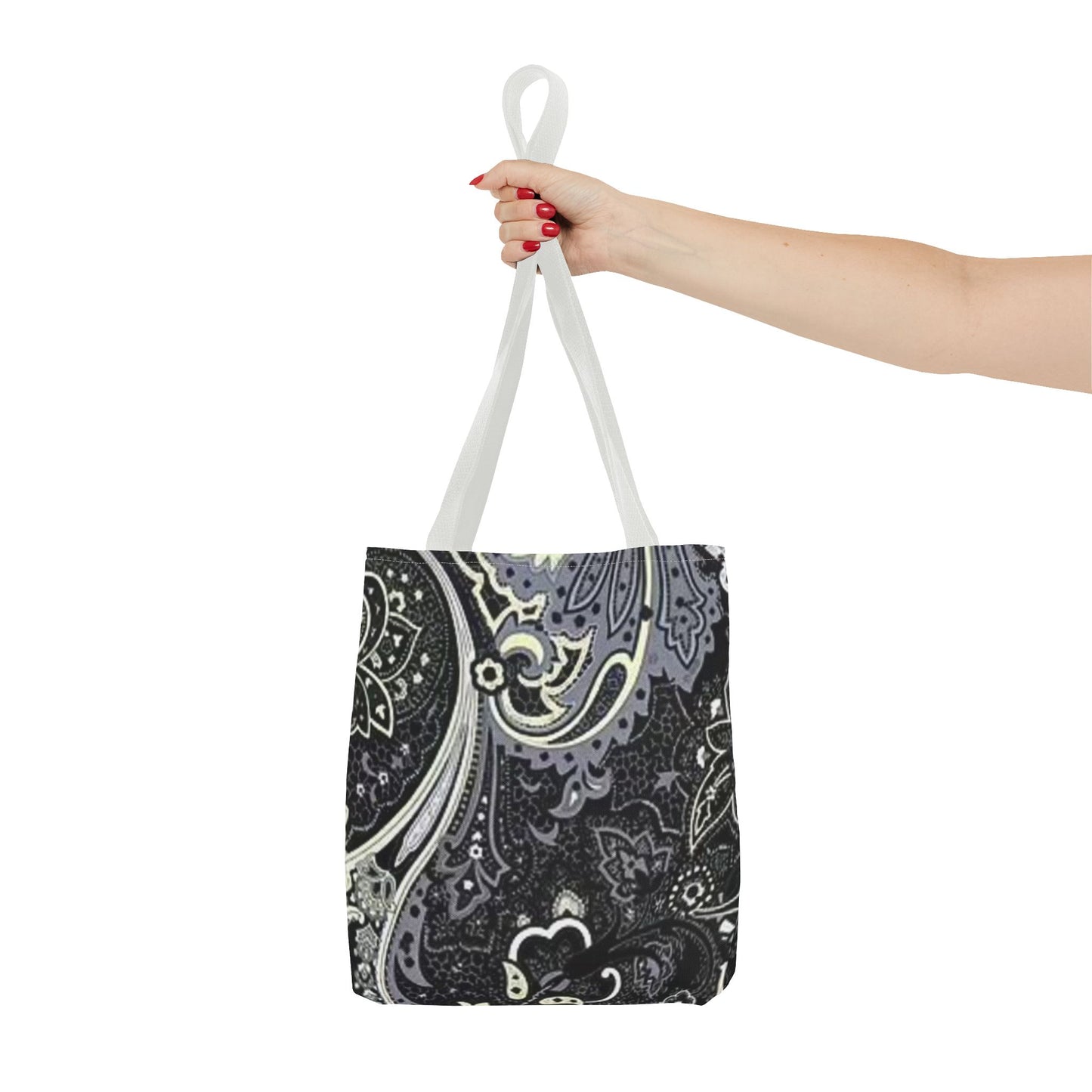 Black And Silver Pattern BRAND NEW Tote Bag (AOP)