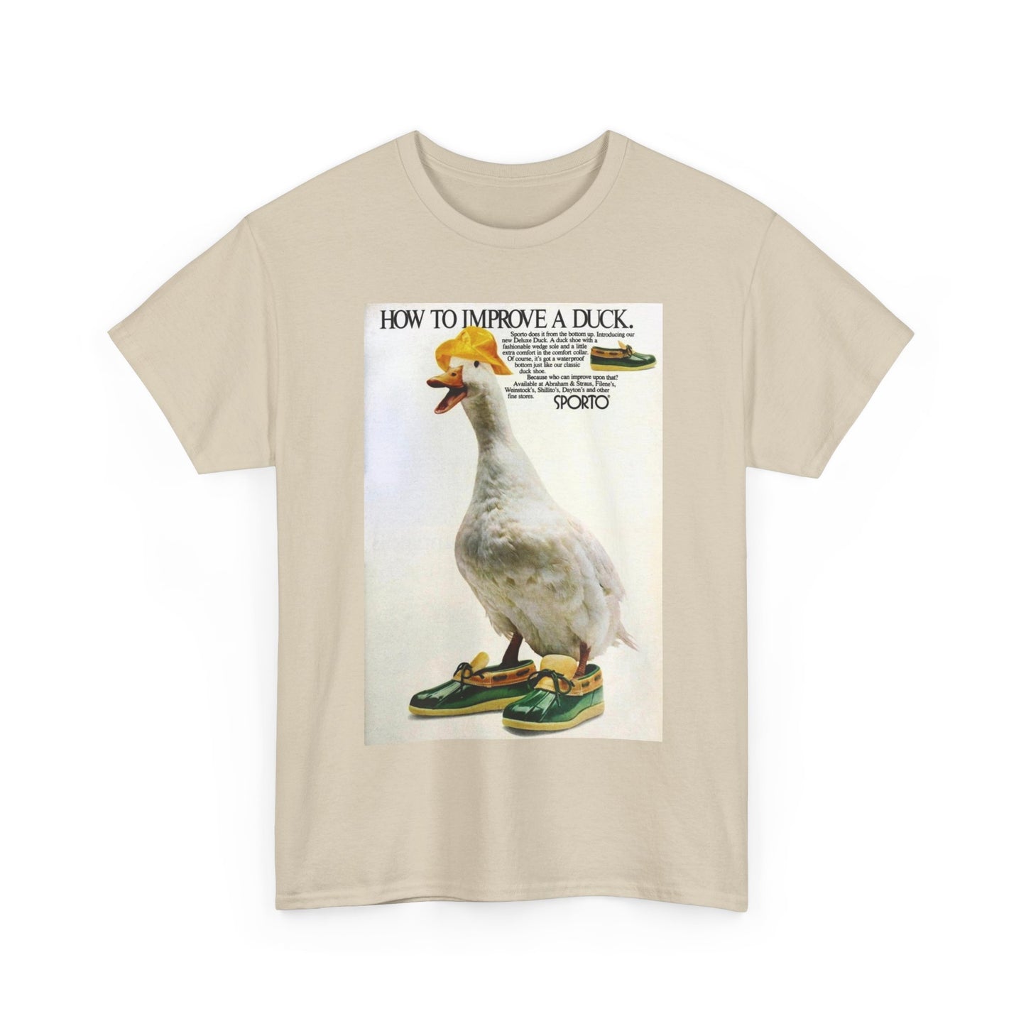 Duck vintage shirt funny bass pro fishing hunting Unisex Heavy Cotton Tee