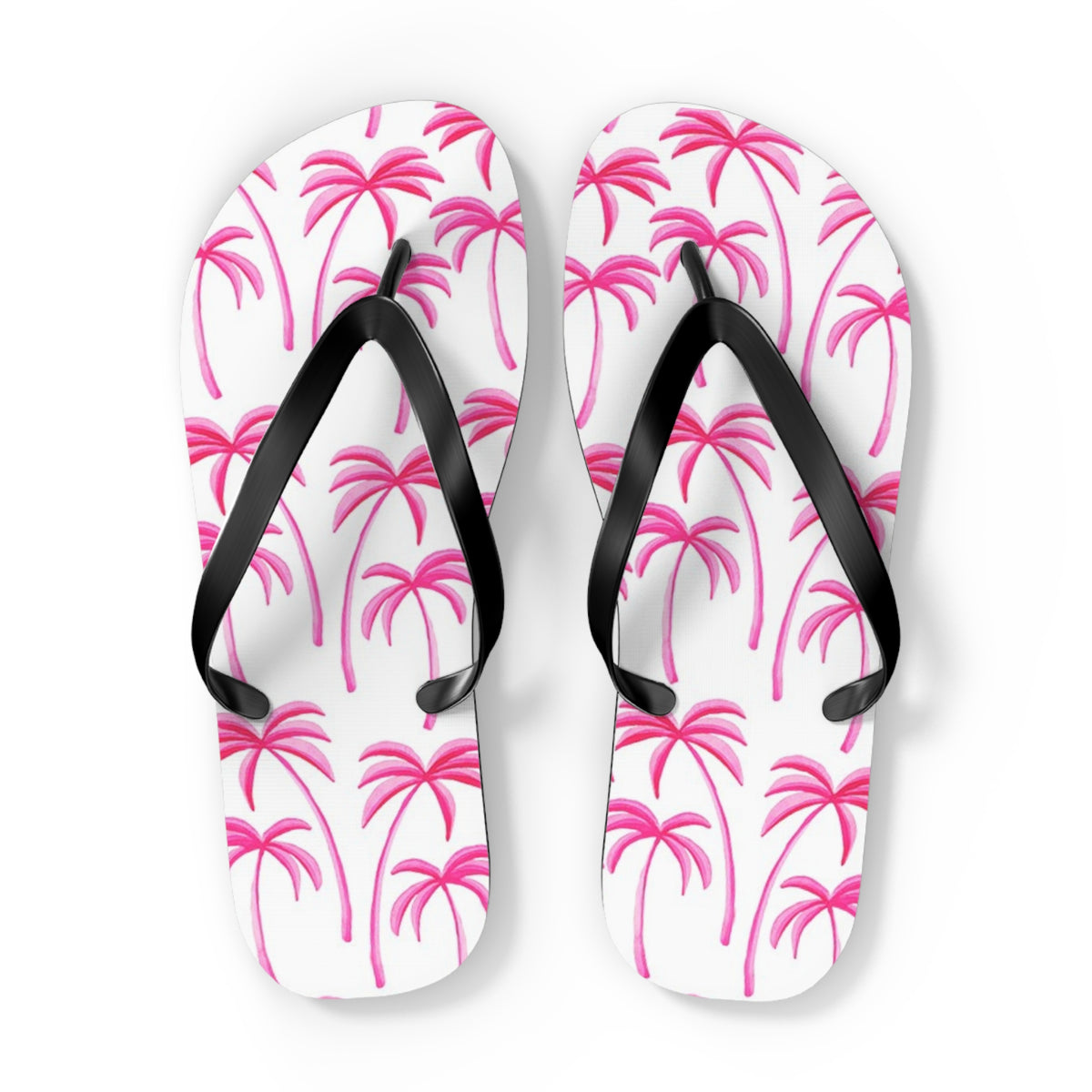 Pink Palms Sandals Summer Flip Flops Slides BRAND NEW