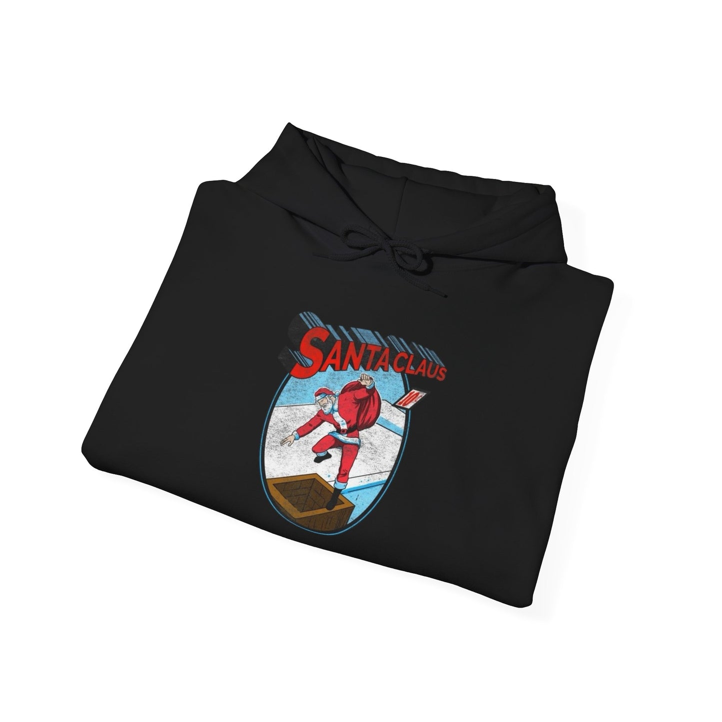 Santa Clause Superhero Graphic Hoodie NEW Unisex Heavy Blend™ Hooded Sweatshirt