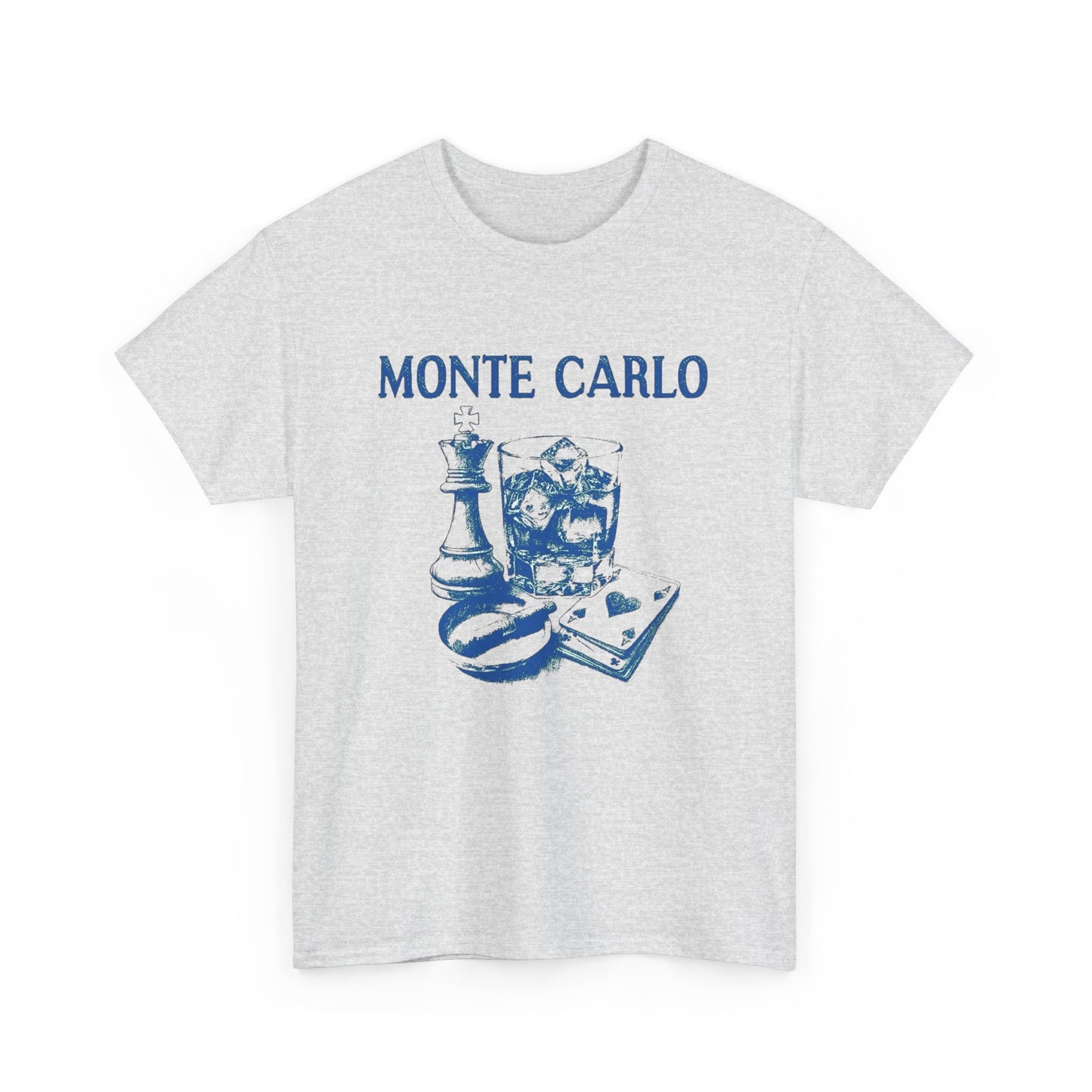 Monte Carlo Vintage Graphic T Shirt Unisex Heavy Cotton Tee