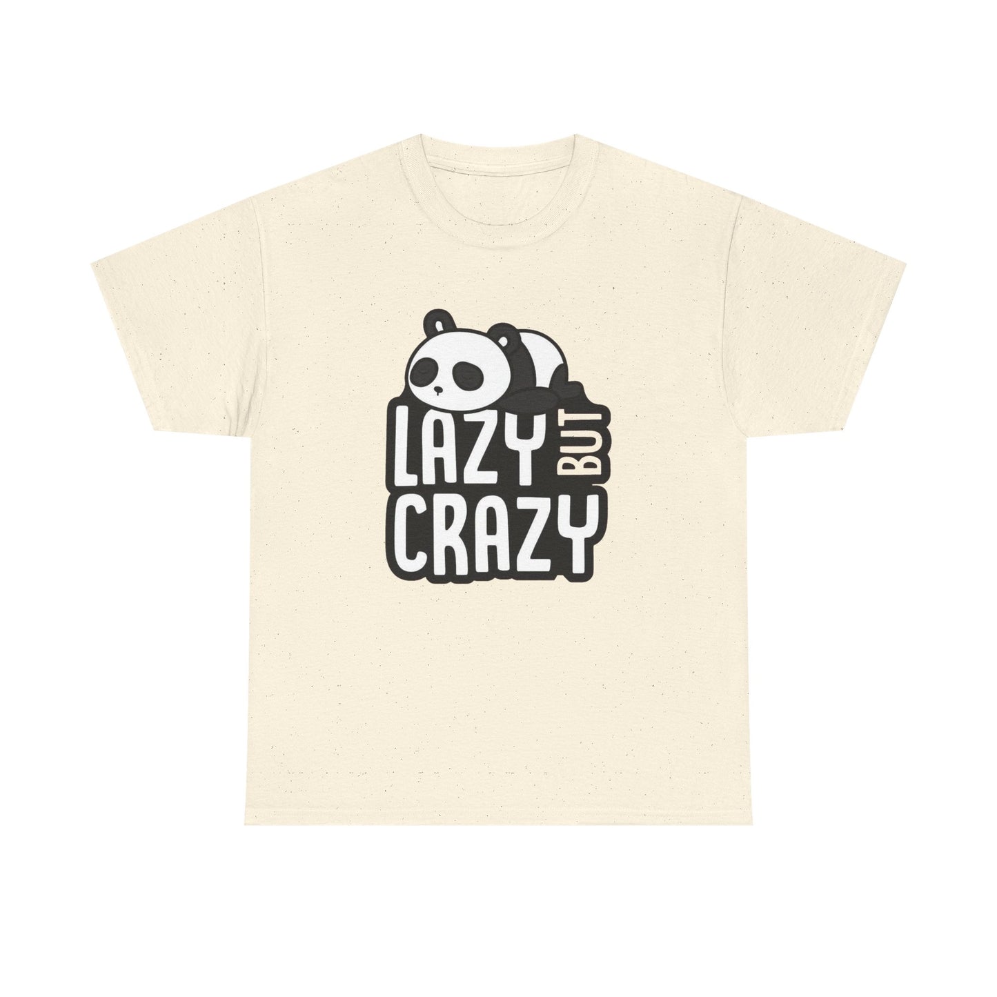 Lazy But Crazy Graphic T Shirt Unisex Heavy Cotton Tee