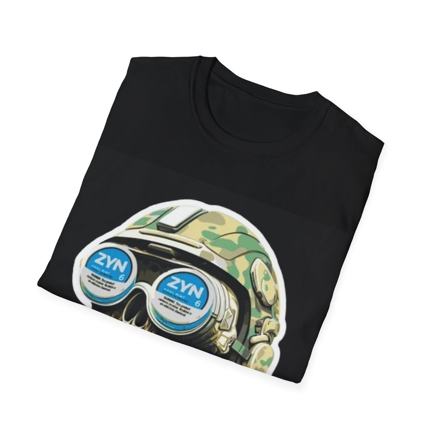 ZYN shirt pouch American Camo zyn pouch tucker trump vintage Softstyle T-Shirt