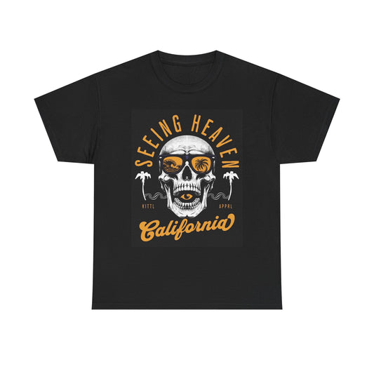 Selling Heaven Graphic T Shirt Vintage Unisex Heavy Cotton Tee