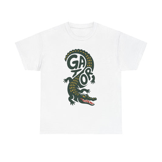 Alligator Graphic T Shirt Unisex Heavy Cotton Tee
