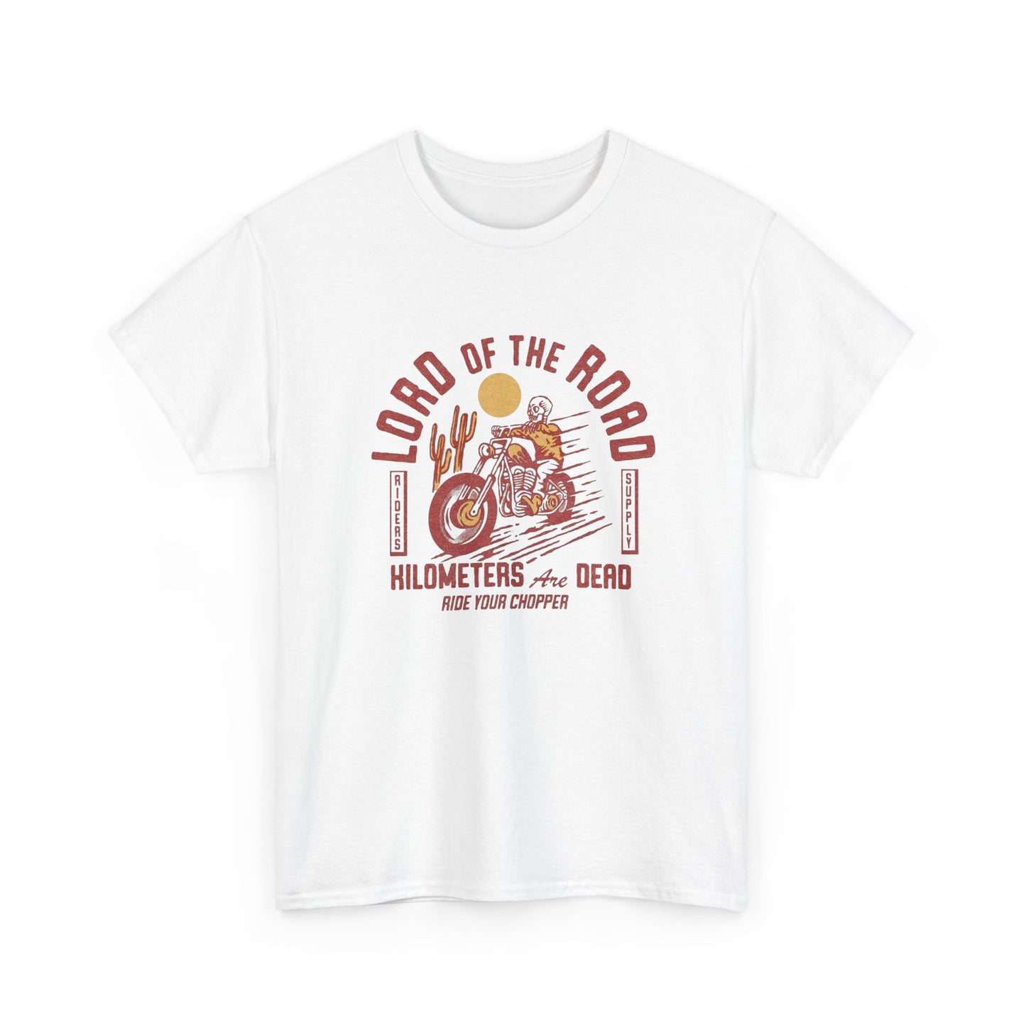 Lord Of The Road Motorcycles Graphic T Shirt Unisex Heavy Cotton Tee