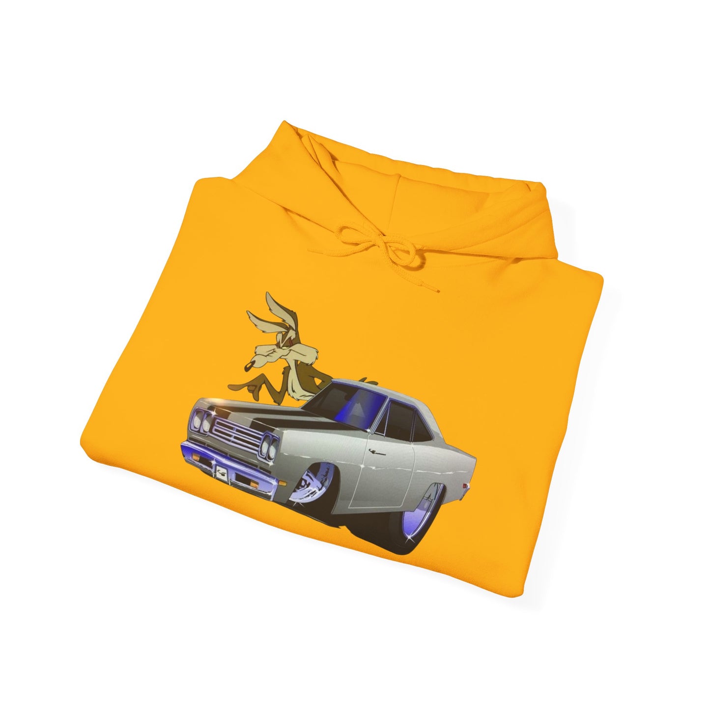 Plymouth Roadrunner Classic Graphic Hoodie NEW Unisex Heavy Hooded Sweatshirt
