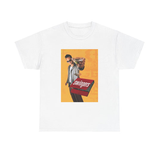 Swingers Poster T Shirt Vintage 90s Movie Retro Unisex Heavy Cotton Tee