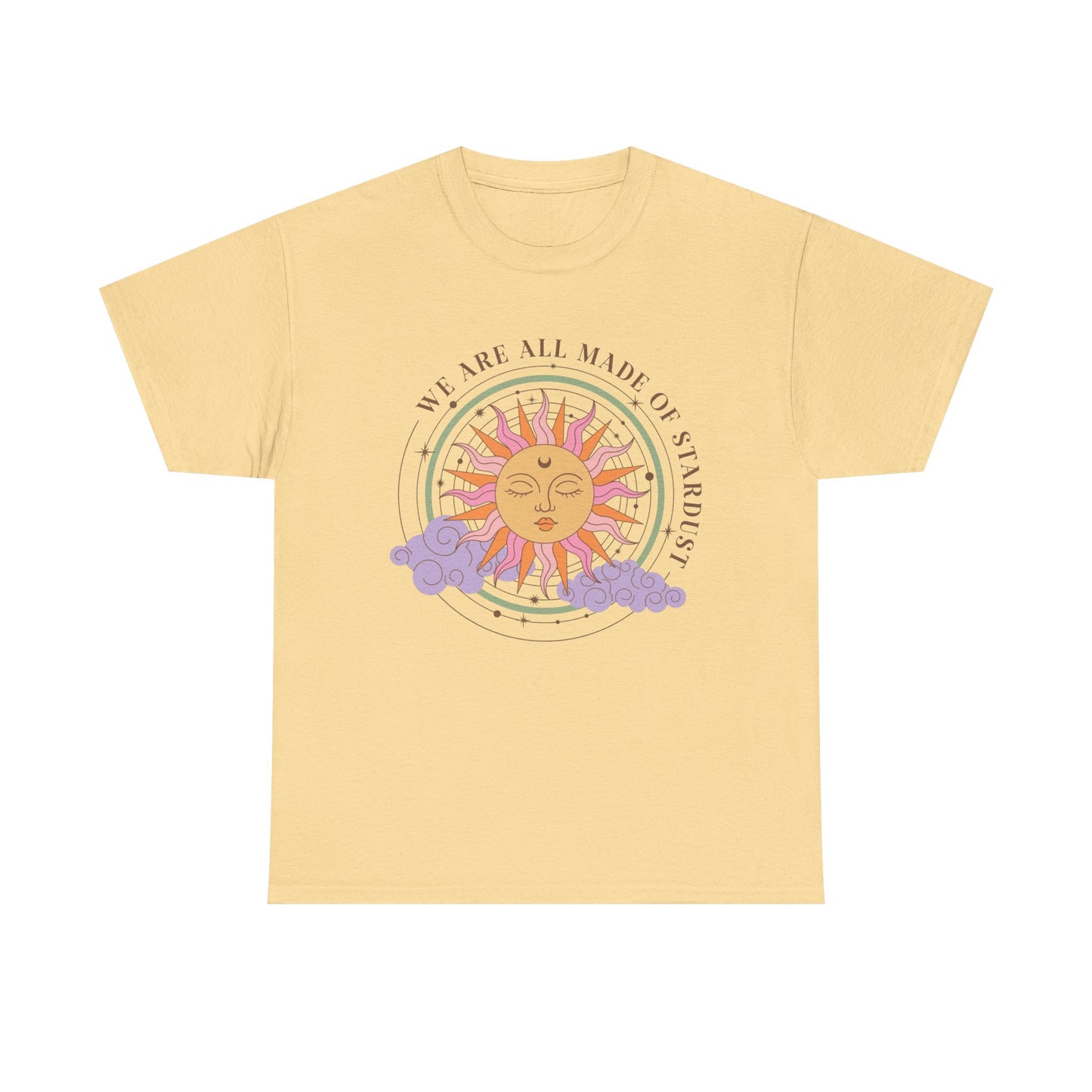We Are All Made Of Stardust Graphic T Shirt NEW ADULT Unisex Heavy Cotton Tee
