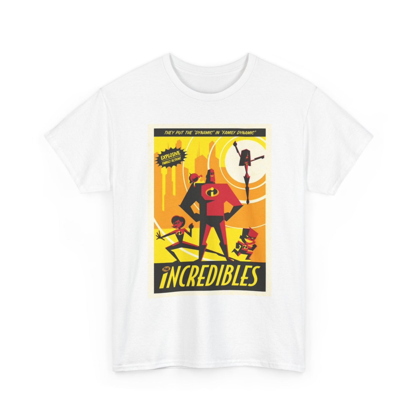 The Incredibles Graphic T Shirt BRAND NEW Apparel Unisex Heavy Cotton Tee