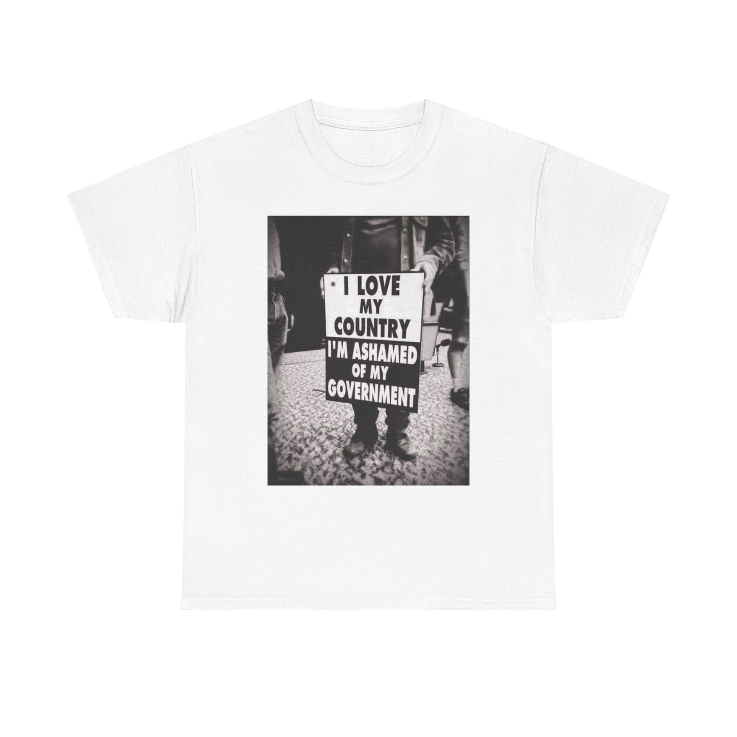 I Love My Country Vintage Graphic T Shirt Unisex Heavy Cotton Tee NEW