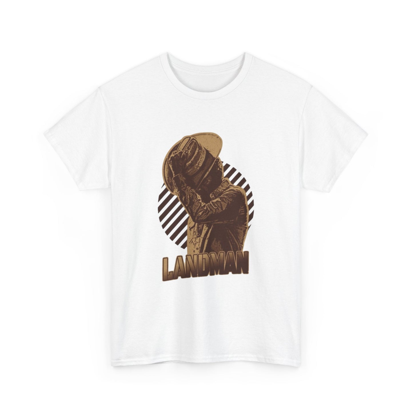 Landman Retro Texas Oil Graphic T Shirt NEW Unisex Heavy Cotton Tee