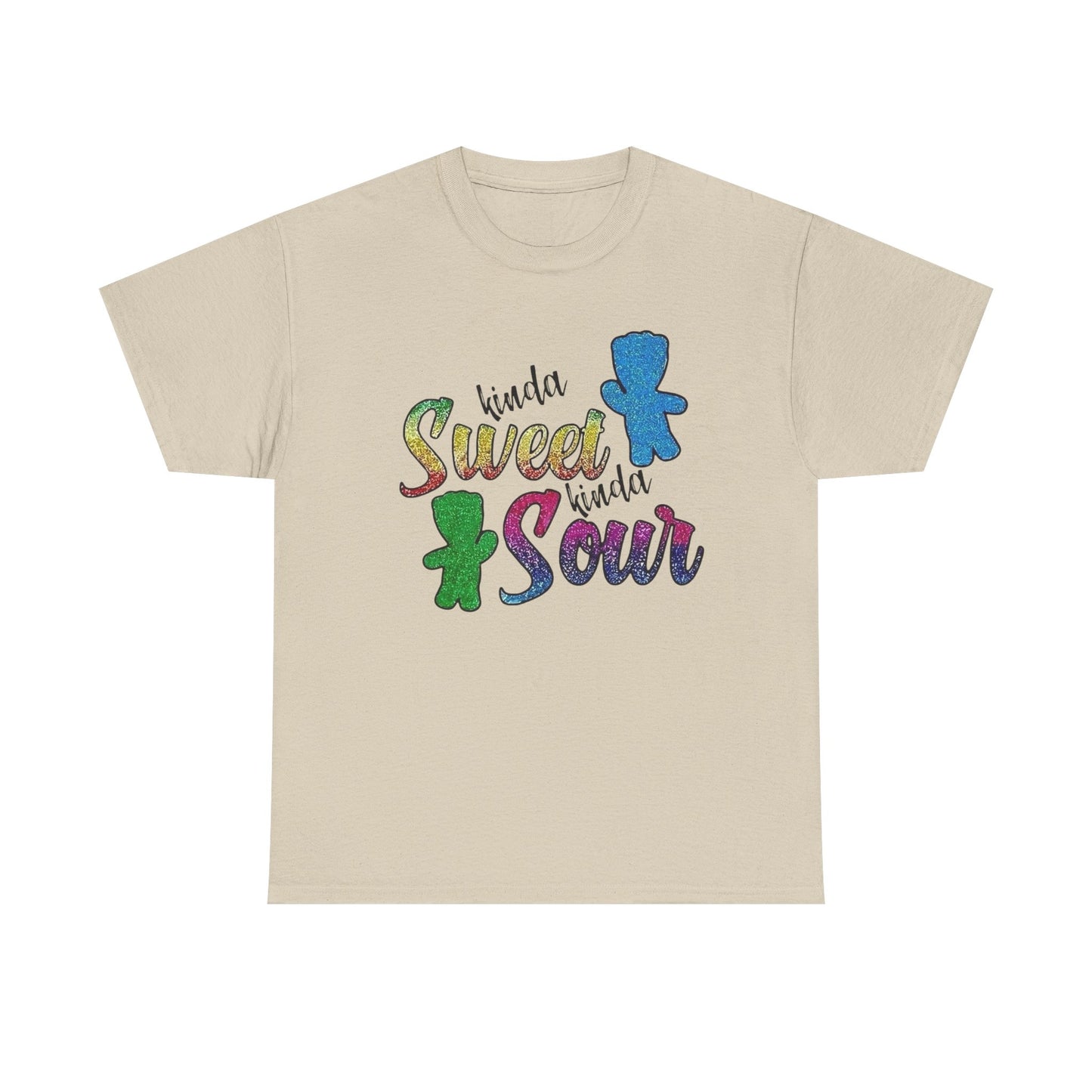 Kinda Sweet Kinda Sour Graphic T Shirt NEW Unisex Heavy Cotton Tee