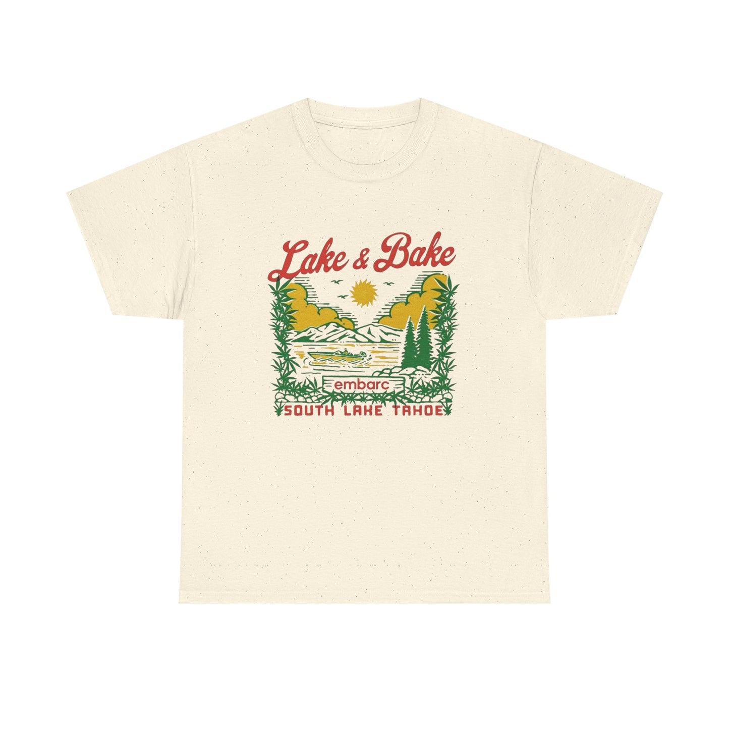 Lake And Bake 420 Graphic T Shirt NEW Adult Tee