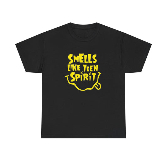 Smells Like Teen Spirit Nirvana Graphic T Shirt NEW ADULT Heavy Cotton Tee