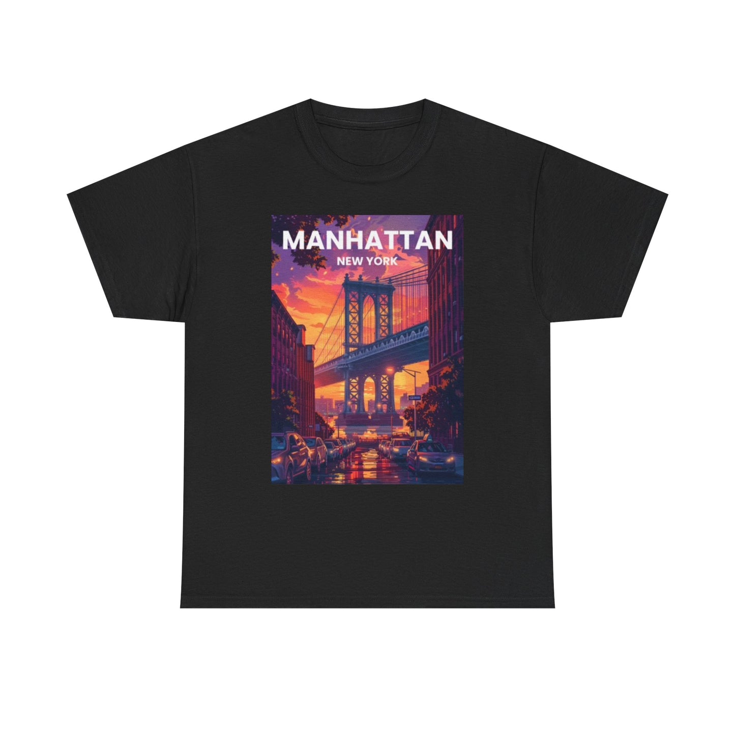 Manhattan NY T Shirt BRAND NEW Apparel Unisex Heavy Cotton Tee