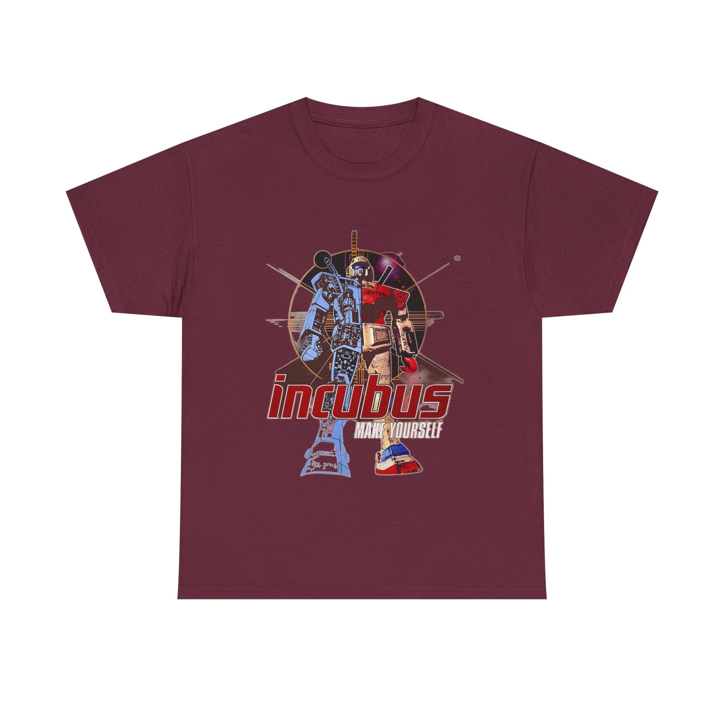 Incubus T-shirt vintage rock band retro metal Unisex Heavy Cotton Tee