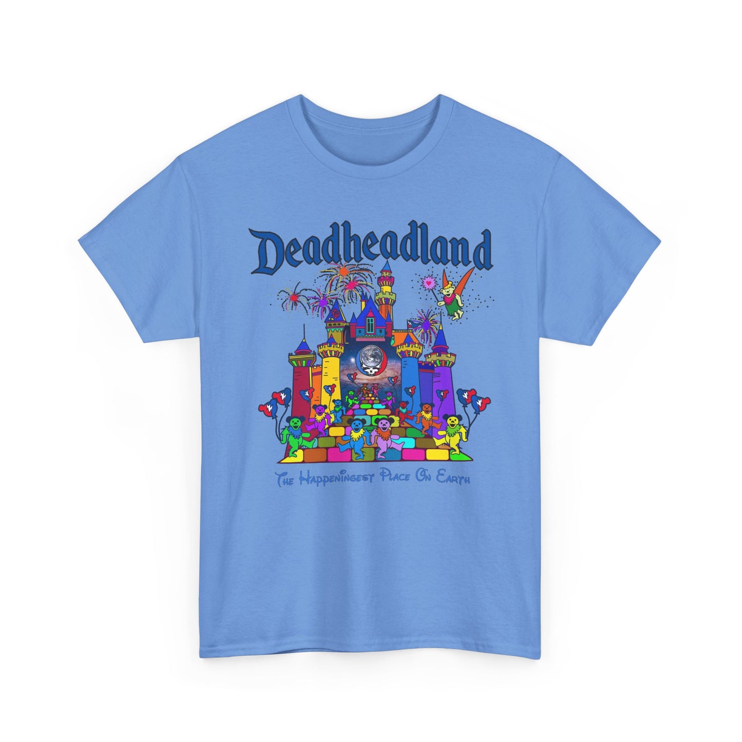 Grateful Dead T Shirt Vintage DEADHEADLAND Jerry Garcia Unisex Heavy Cotton Tee
