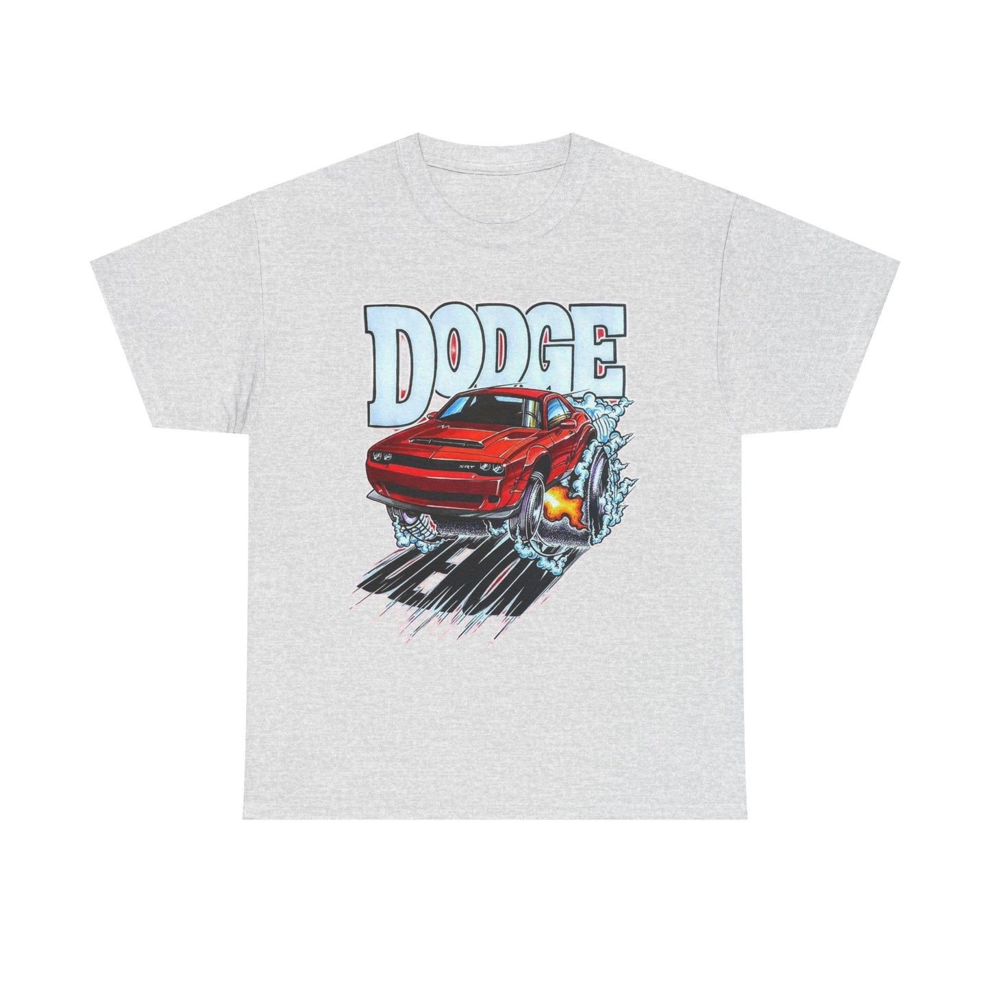 Dodge Demon Hellcat Srt Graphic T Shirt Men's Heavy Cotton Tee