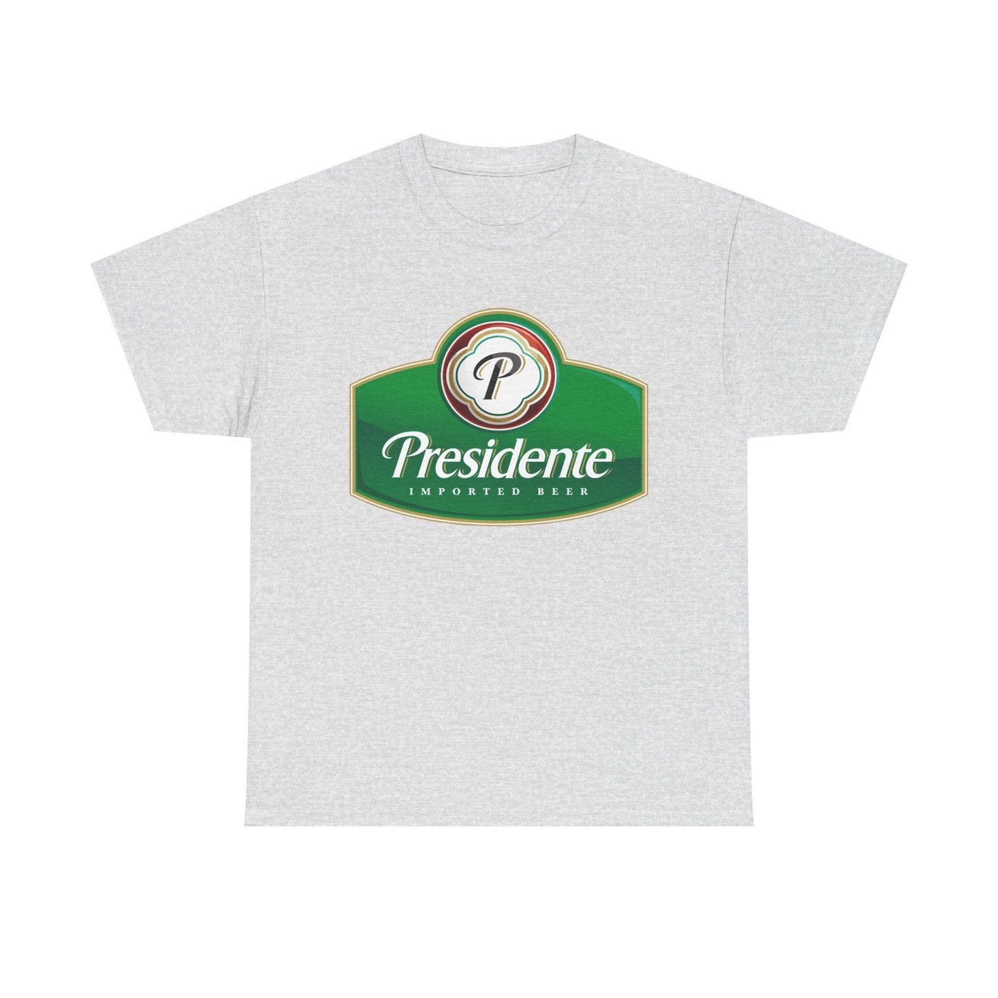 Presidente Beer Logo Shirt Retro Poster Unisex Heavy Cotton Tee