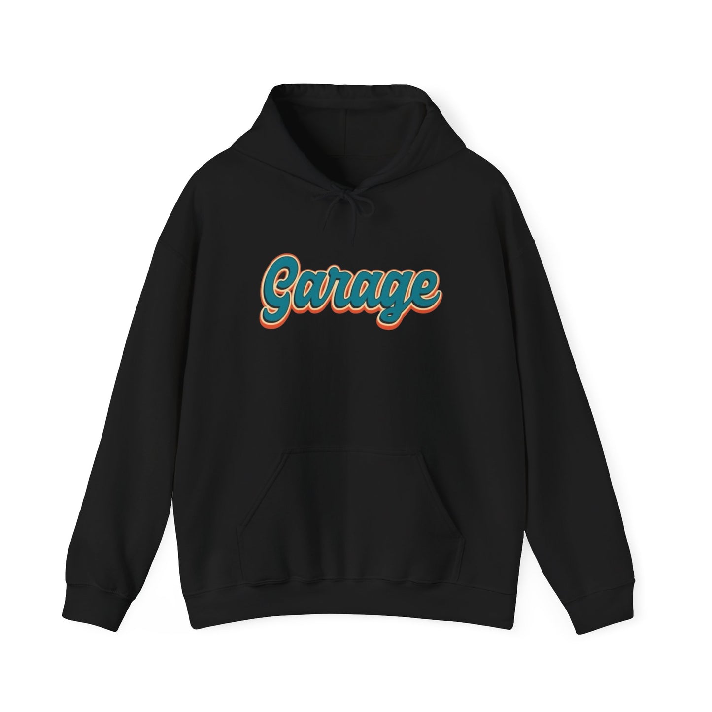 Garage Graphic Hoodie NEW ADULT Unisex Heavy Blend™ Hooded Sweatshirt