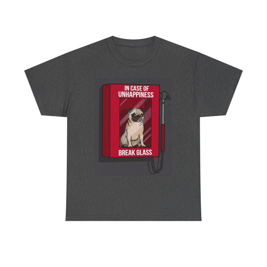 Pug Lover Animal T Shirt Funny Graphic Jokes Dog Lover Unisex Heavy Cotton Tee