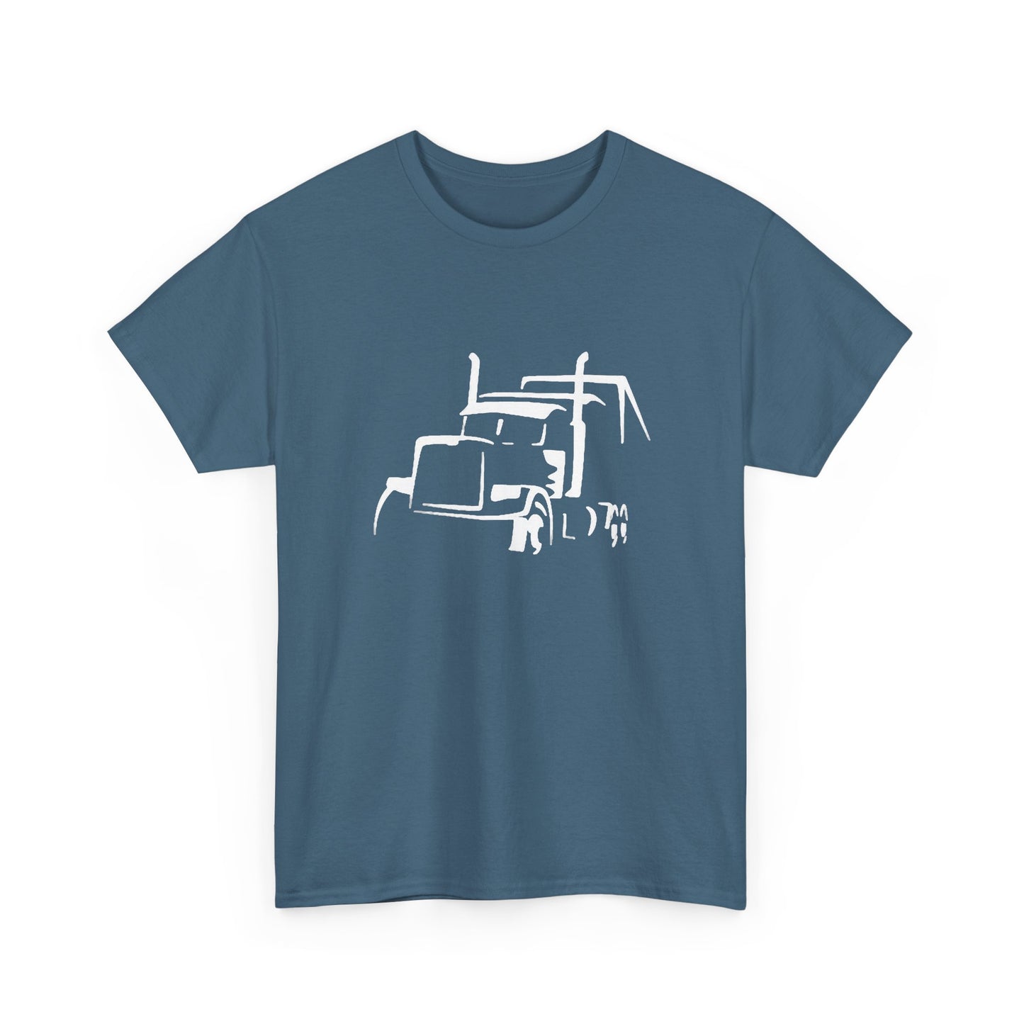 Semi Truck Trailer Hauling Graphic T Shirt NEW Adult Regular Sizing Tee