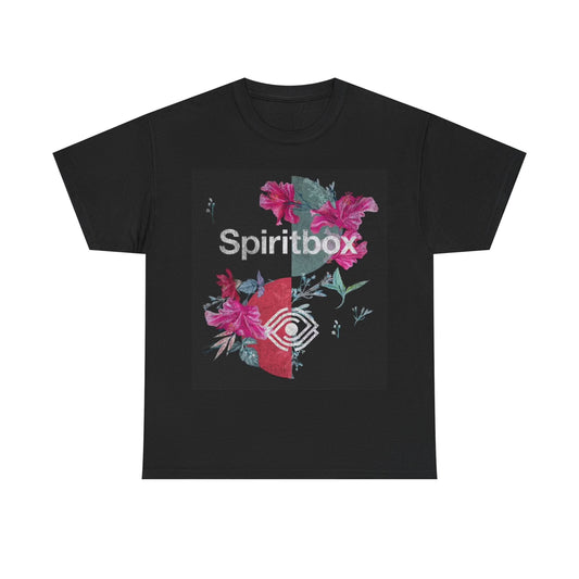 SpiritBox Tshirt Rock Retro Graphic Flowers Unisex Heavy Cotton Tee