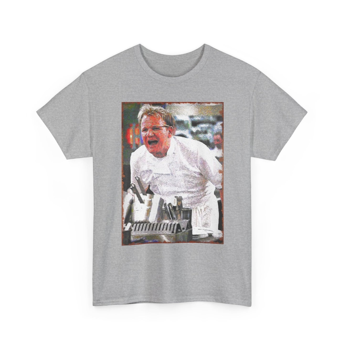 Gordon Ramsey Graphic T Shirt Chef Unisex Heavy Cotton Tee