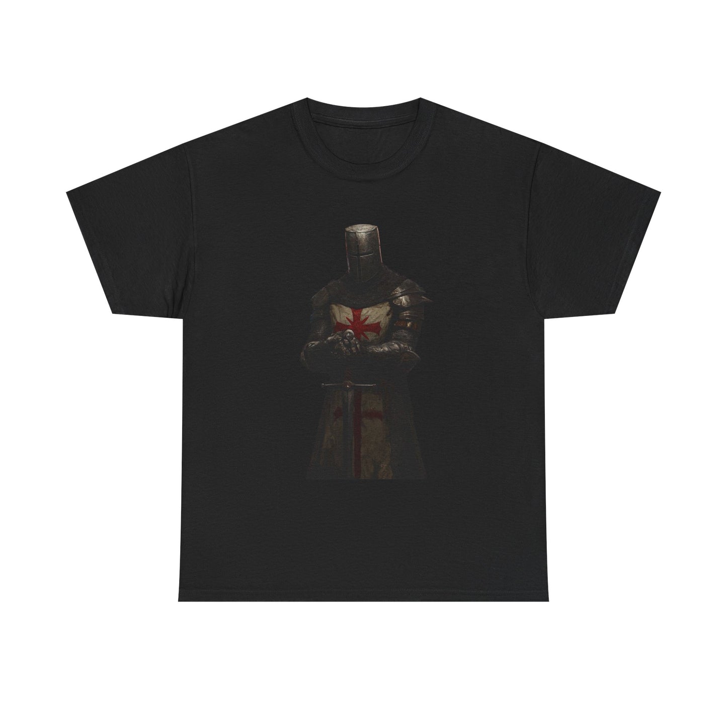 Midevil Crusader Graphic T Shirt NEW ADULT TEE VINTAGE