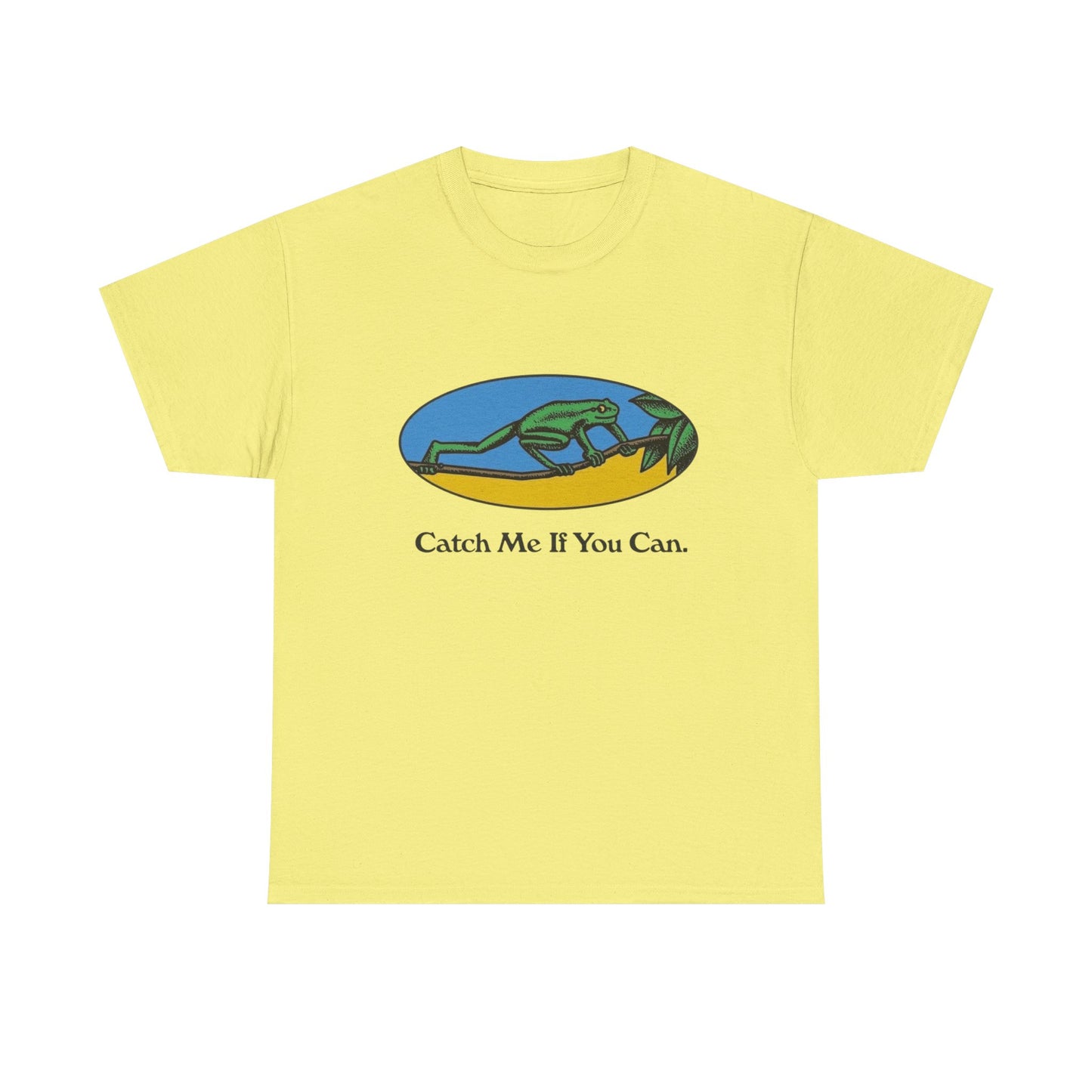 Catch Me If You Can Retro Graphic T Shirt NEW Adult Regular Heavy Cotton Tee