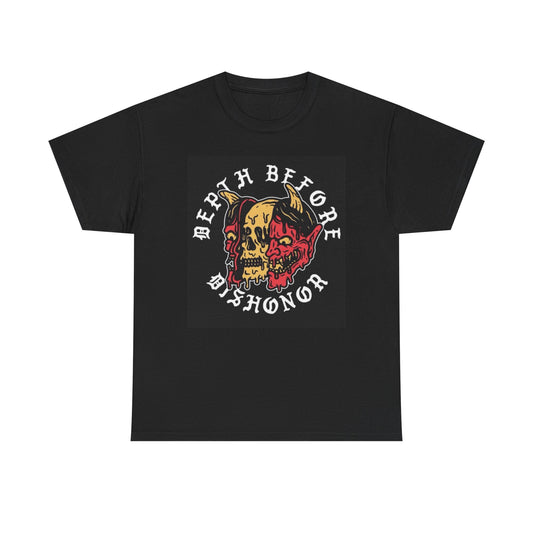 Death Before Dishonor Graphic T Shirt NEW Cotton Tee Gift